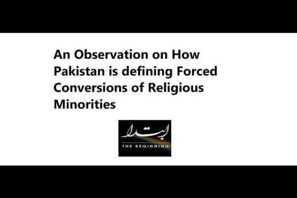 How is Pakistan defining Forced Conversions of Religious Minorities?