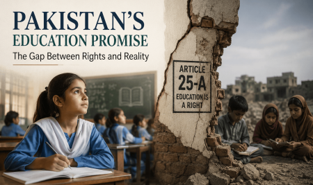 Pakistan’s Education Promise:The Gap Between Rights and Reality
